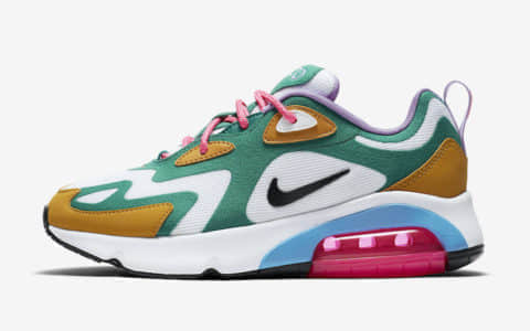 NIKE AIR MAX 200“MYSTIC GREEN” 全新Max 200配色将于7月19日发布 货号:AT6175-300