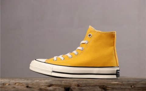 Converse All Star 1970S黄色 匡威真标双围条官方主推款立体钢印缝制 货号:162054C