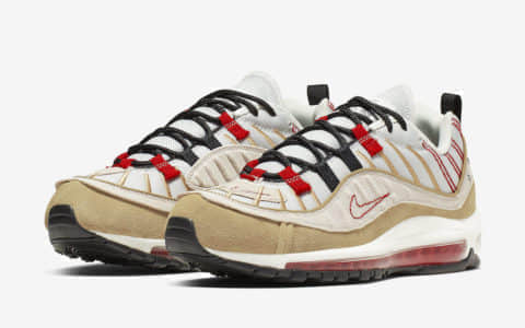 耐克即将推出的新款Nike Air Max 98这两个新配色有点好看时尚复古! 货号:AO9380-003、AO9380-002