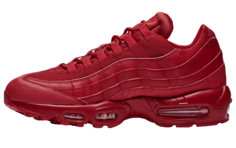 Nike Air Max 95“Triple Red”热情似火的红色能否吸引你的眼球 货号:BQ9969-600