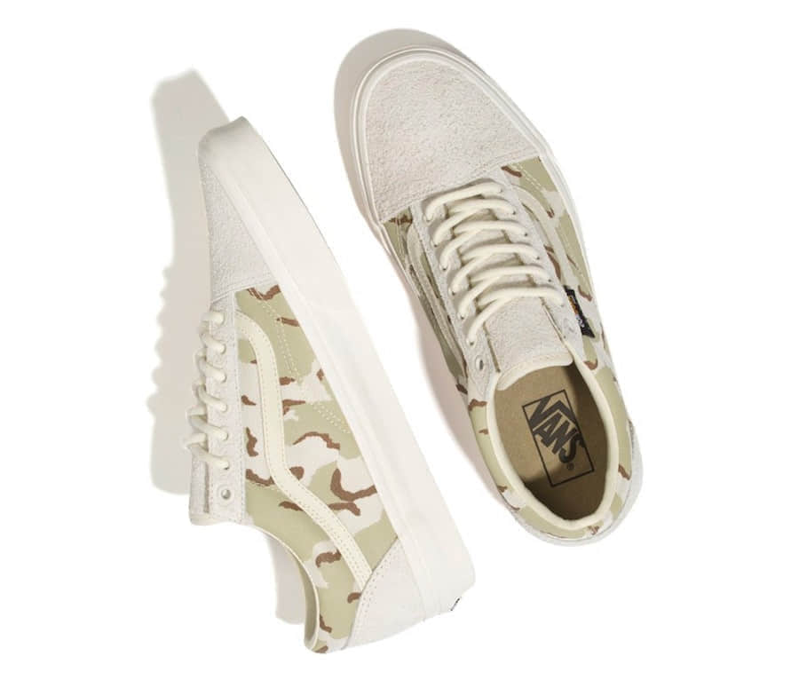 Vans与Cordura合作打造全新的Old Skool和Sk8-Hi并推出“Desert Camo”配色,你看如何?