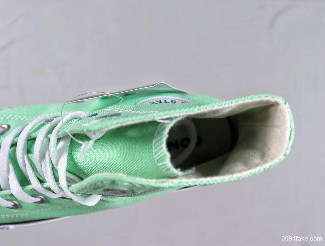 匡威Converse ALL STAR正确硅蓝中底高帮双鞋带美国限定 货号:164396C