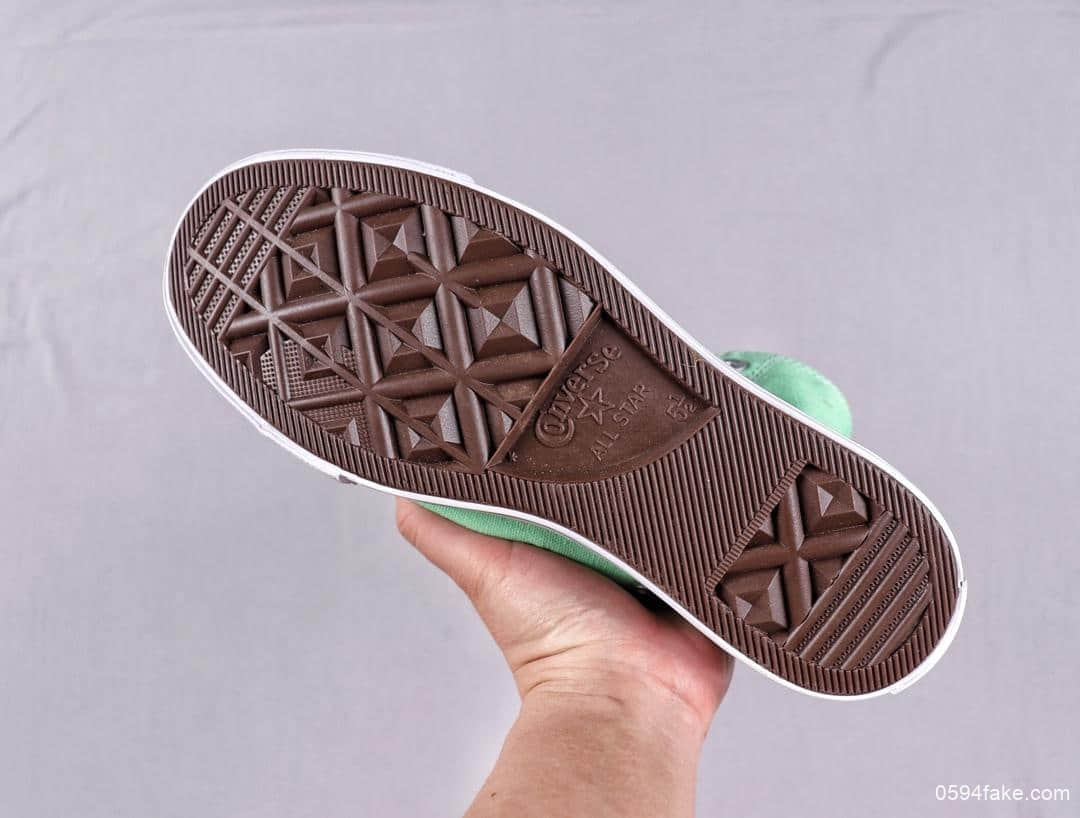 匡威Converse ALL STAR正确硅蓝中底高帮双鞋带美国限定 货号:164396C