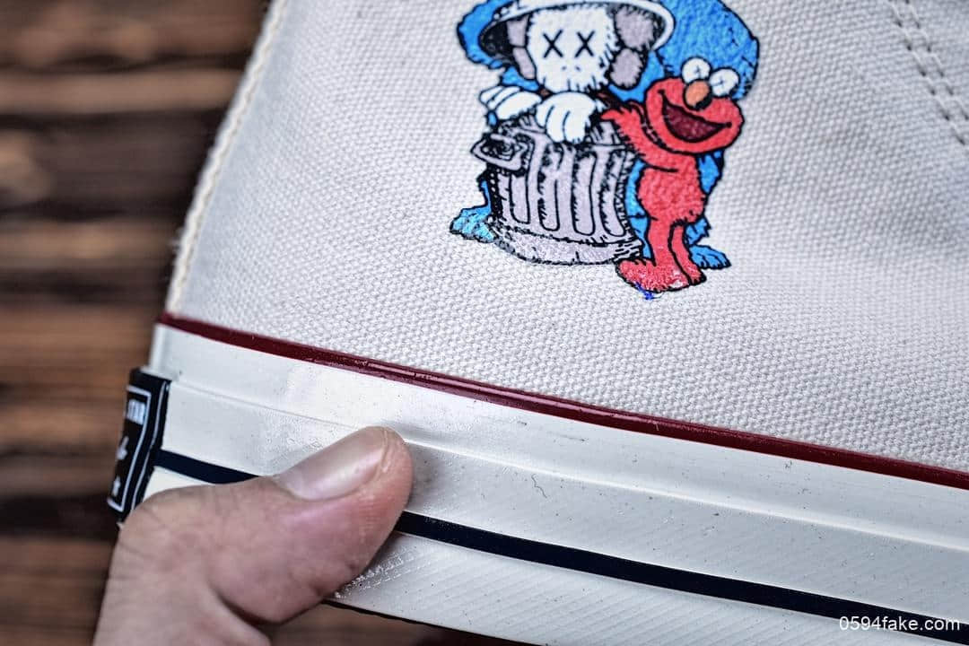 匡威联名款Sesame Street x Converse Chuck Taylor All Star 1970 HI复古三星标高帮运动硫化板鞋 货号:162053C