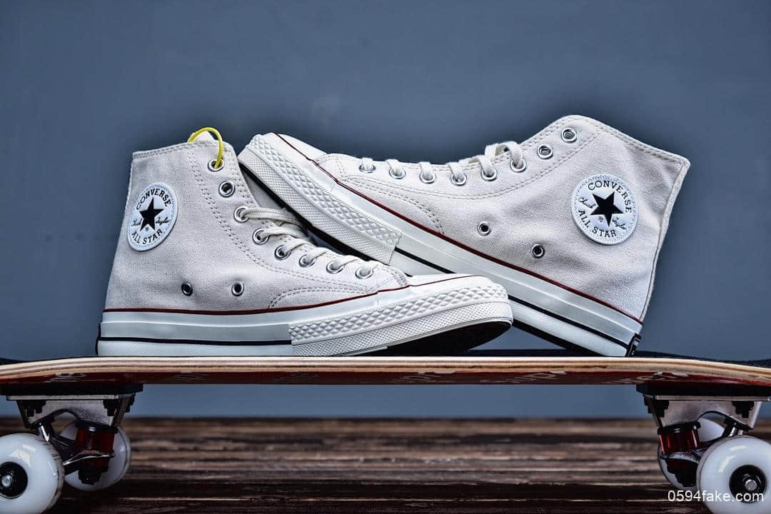 匡威联名款Sesame Street x Converse Chuck Taylor All Star 1970 HI复古三星标高帮运动硫化板鞋 货号:162053C