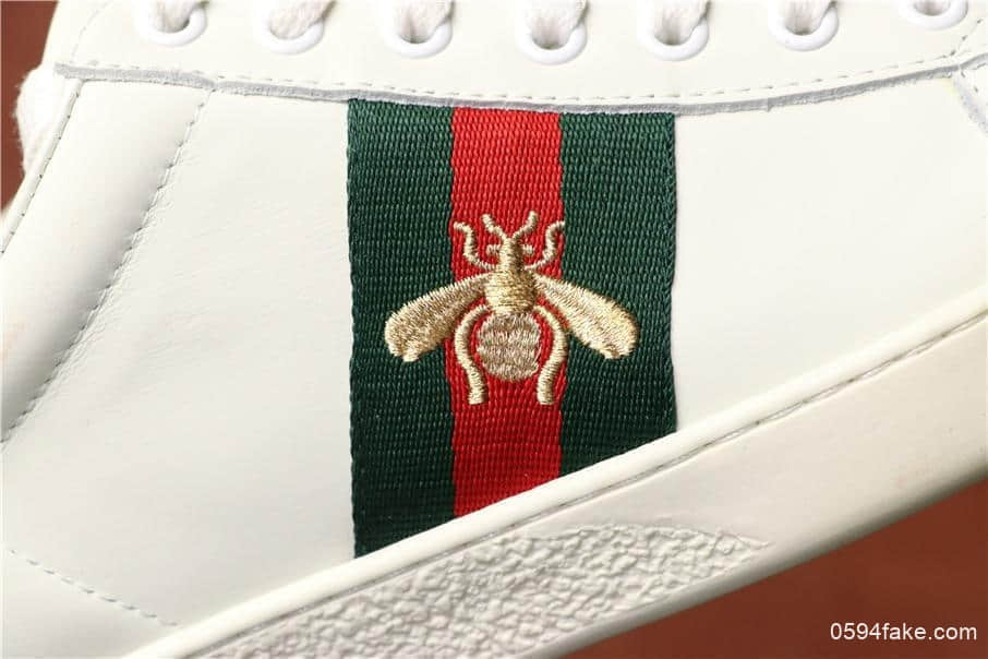 Gucci古驰小蜜蜂东莞最高品质无胶头层原鞋开模3D工艺打造