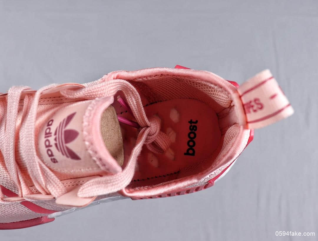 阿迪达斯Adidas NMD R1 Primeknit Triple Black针织面原装进口Boost原料高密度弹性针织首发新配色 货号:EG5647