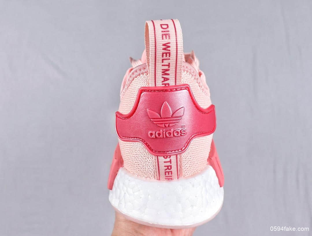 阿迪达斯Adidas NMD R1 Primeknit Triple Black针织面原装进口Boost原料高密度弹性针织首发新配色 货号:EG5647