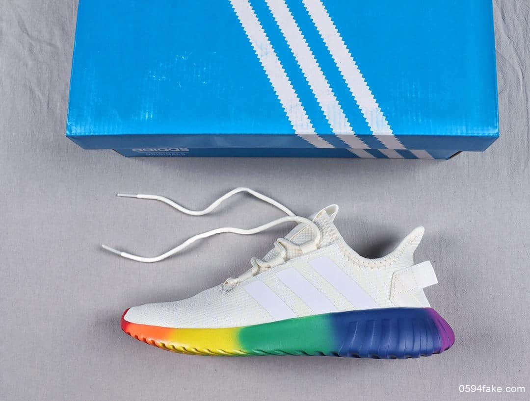 阿迪达斯Adidas Tublar Doom Sock PK 官方新款顶级真标版本简版小椰子针织鞋面夏季透气跑鞋 货号：EG2643