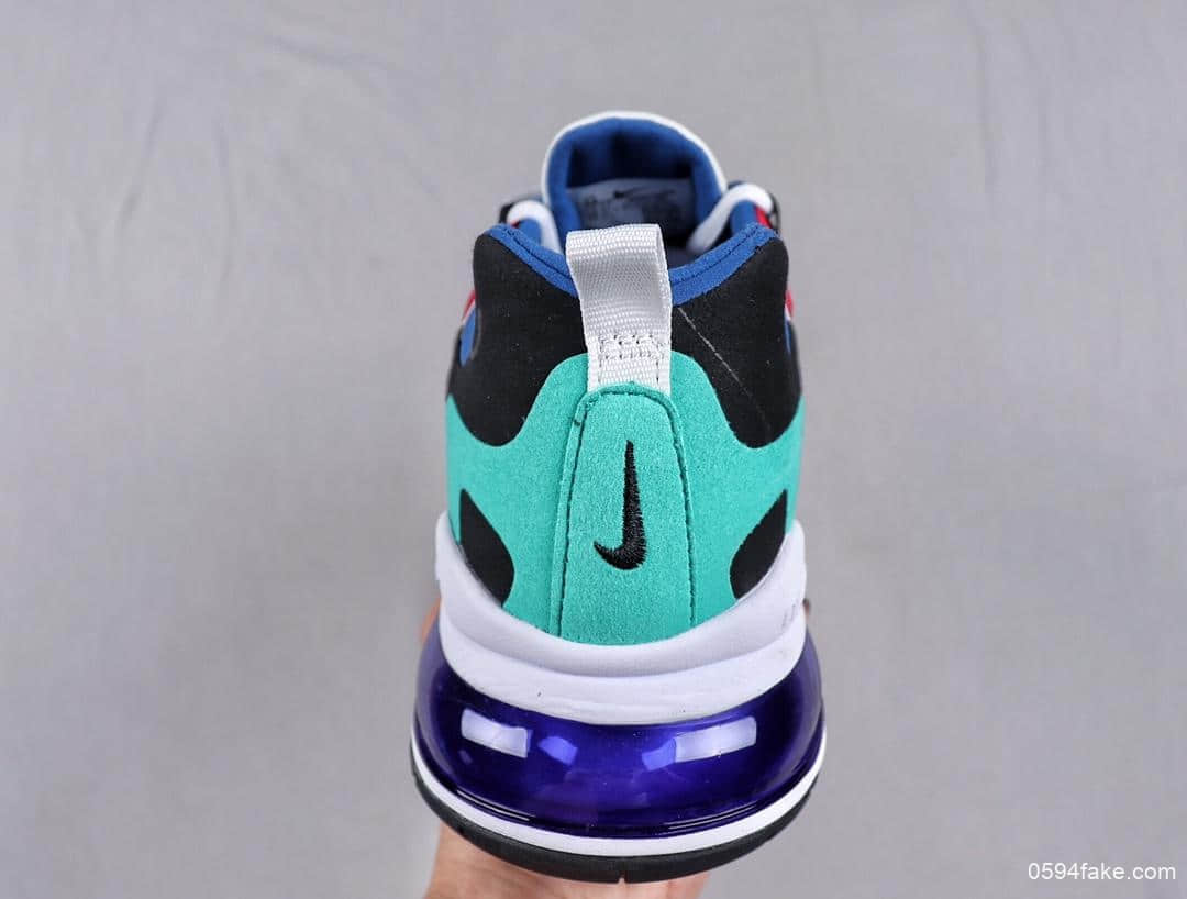 耐克Nike Air Max 270 React Bauhaus全网终端首发新款新配色真标高品质Max270气垫鞋 货号:AO4971-002