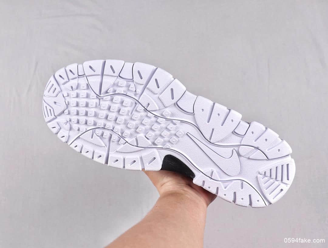 耐克Nike Air Barrage Mid QS Black White Purple公司级火力攻击系列复古篮球鞋内置Air气垫 货号：CD9329-002