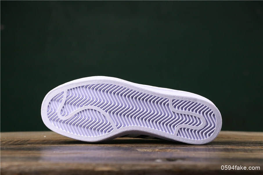 阿迪达斯Adidas SUPERSTAR SLIP ON W S贝壳头情侣休闲交叉绑带条纹配毒标实体店可充正 货号:AC8582