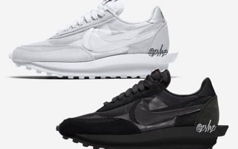 Sacai x Nike LDWaffle两款全新配色谍照抢先看!发布时间预计将于2020年2月份左右