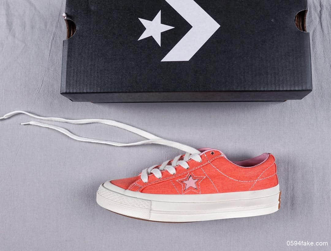 匡威Converse One Star Sunbaked真标硫化高版本低帮板鞋木村一星 货号:164362C