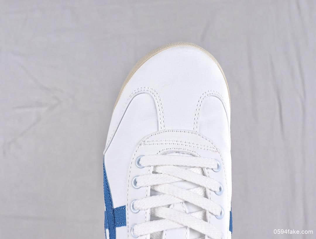 亚瑟士Onitsuka Tiger Mexico 66公司级鬼冢虎系列原装透气帆布鞋原装四联吊牌中底钢印 货号:TH1B2N-0143