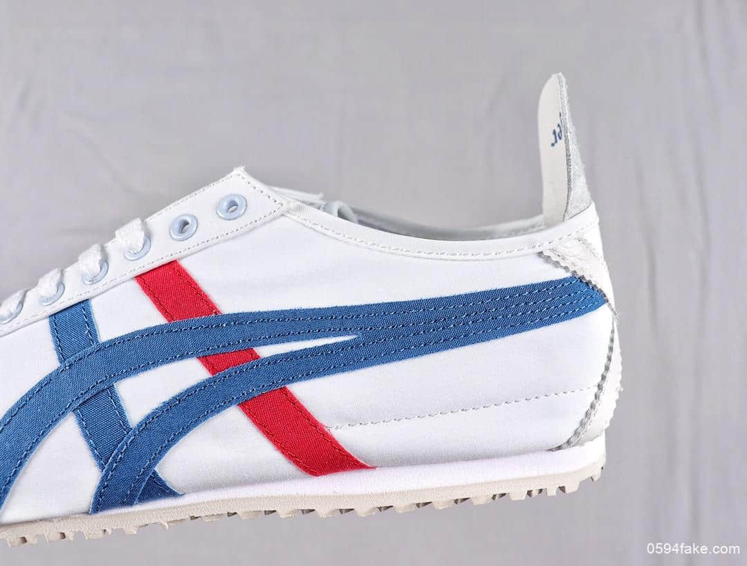 亚瑟士Onitsuka Tiger Mexico 66公司级鬼冢虎系列原装透气帆布鞋原装四联吊牌中底钢印 货号:TH1B2N-0143