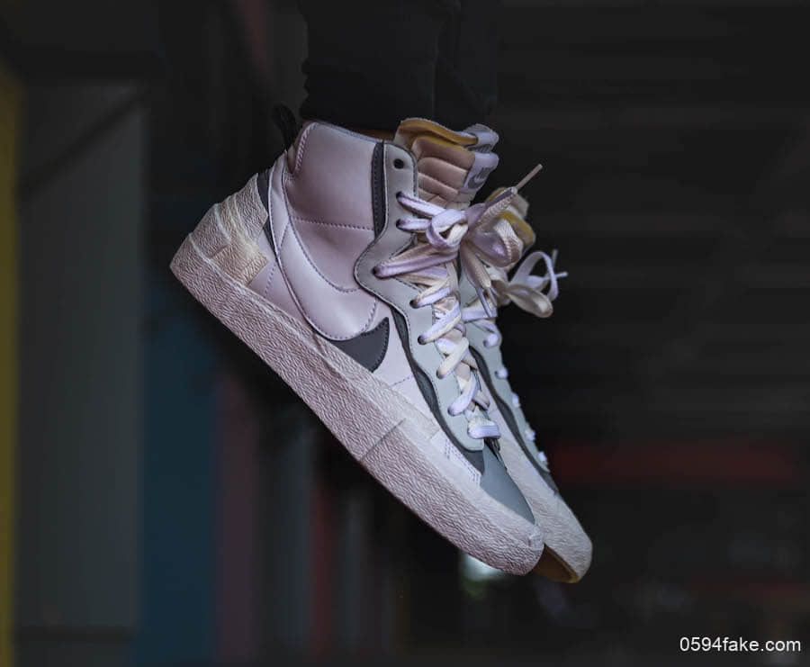 Sacai x Nike Blazer Mid新配色“Wolf Grey”!百搭中性色调! 货号:BV8072-100