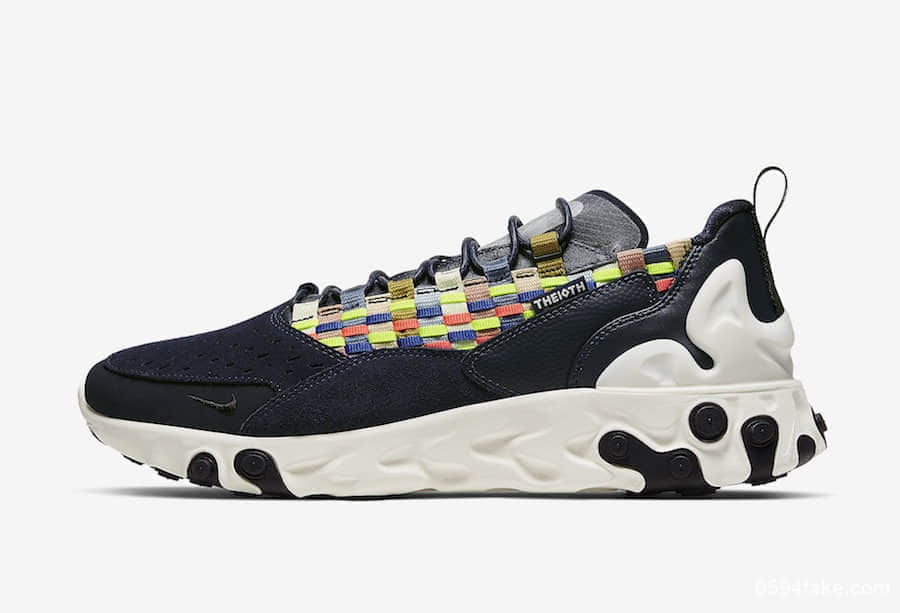 Nike React Sertu迎来新配色!多彩编织你能hold住吗? 货号:AT5301-400