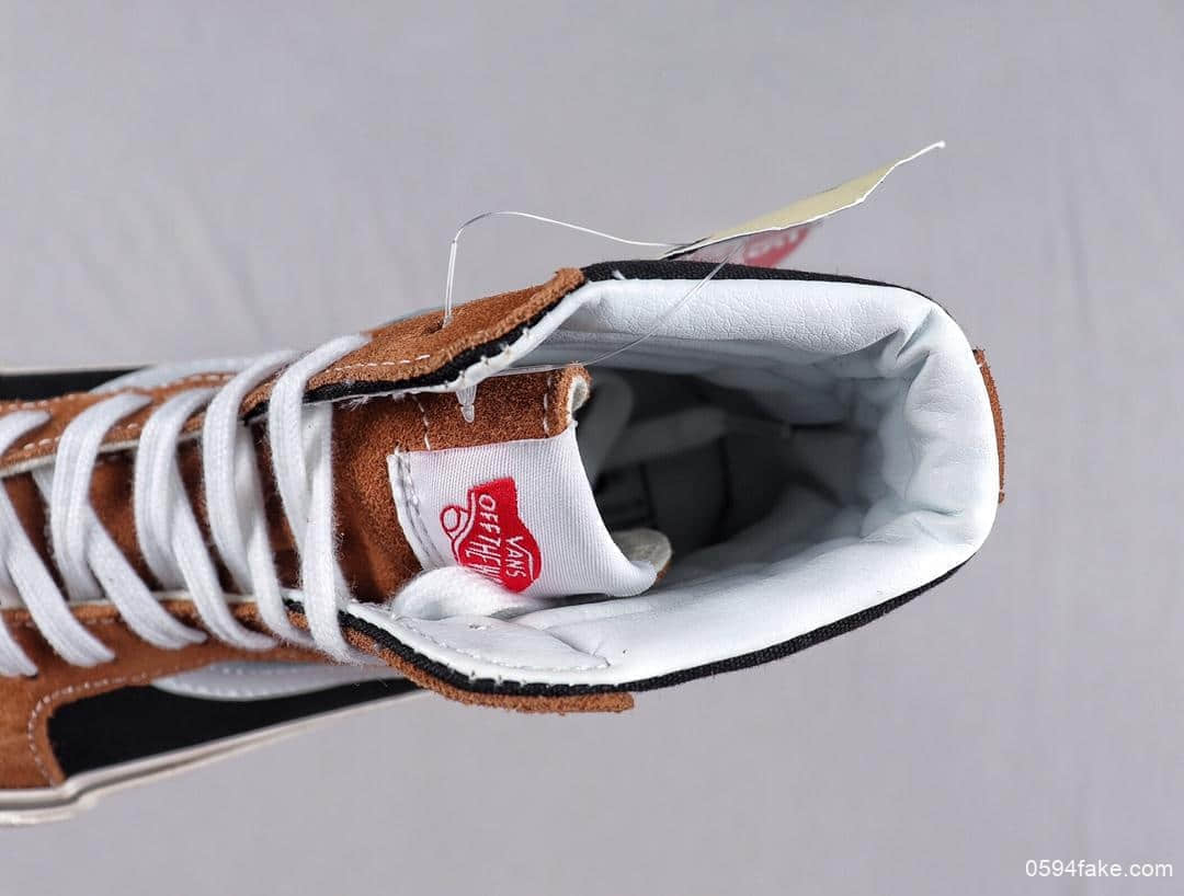 万斯Wans SK8 HI真标硫化工艺原厂DT钢印带半码安纳海姆系列复古高帮板鞋 货号:VN0A38GFUQ2