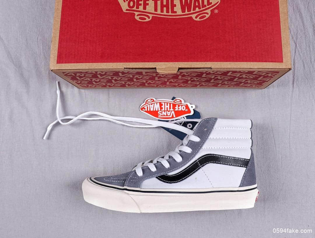 万斯Vans SK8-Hi 38 DX Anaheim真标硫化品质新安纳海姆高帮中性硫化休闲滑板鞋 货号:VN0A38GFUQ1