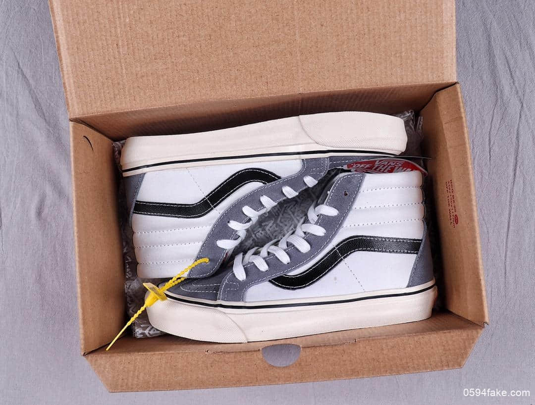 万斯Vans SK8-Hi 38 DX Anaheim真标硫化品质新安纳海姆高帮中性硫化休闲滑板鞋 货号:VN0A38GFUQ1