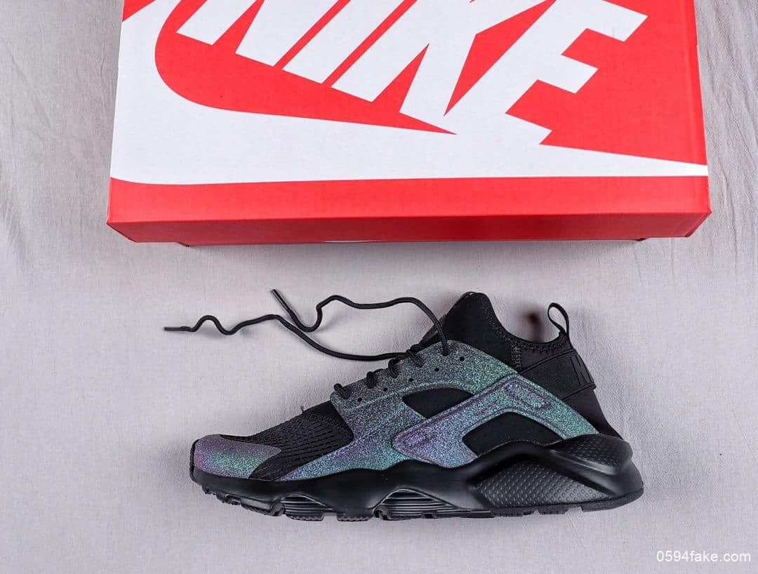 耐克Nike Air Huarache Ultra Suede ID华莱士四代复古慢跑鞋系列顶级复刻 货号:847567-005