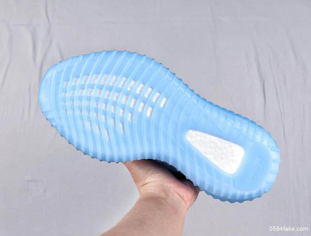 Adidas Yeezy BOOST 350 V2 Bluetr Antlia纯原版本侃爷明星同款百搭轻便爆米花中底休闲运动慢跑鞋 货号:FW9008