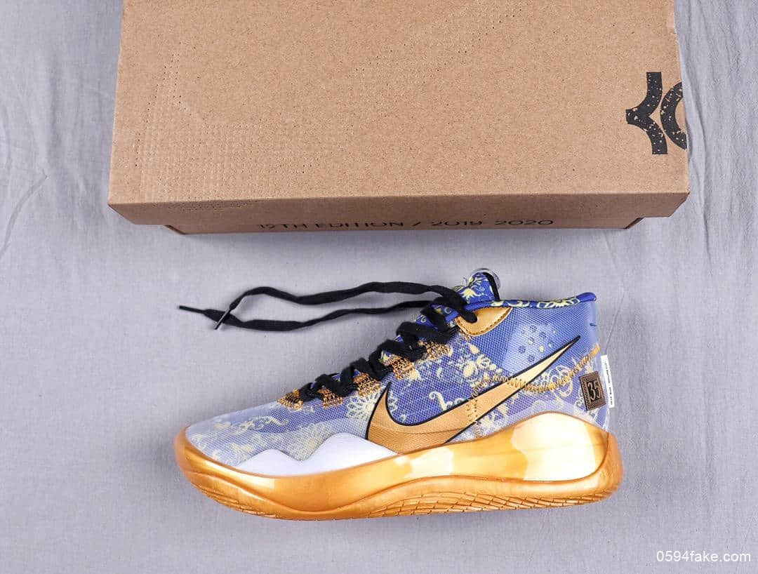 耐克Nike Zoom KD12 EP公司级杜兰特12代男子实战篮球鞋双Zoom全掌气垫原盒原标 货号:AR4230-400