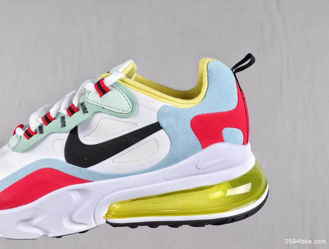 耐克Nike Air Max 270 React Bauhaus小红书爆款纯原版本Max270全网终端首发新款新配色 货号:AO6174-002