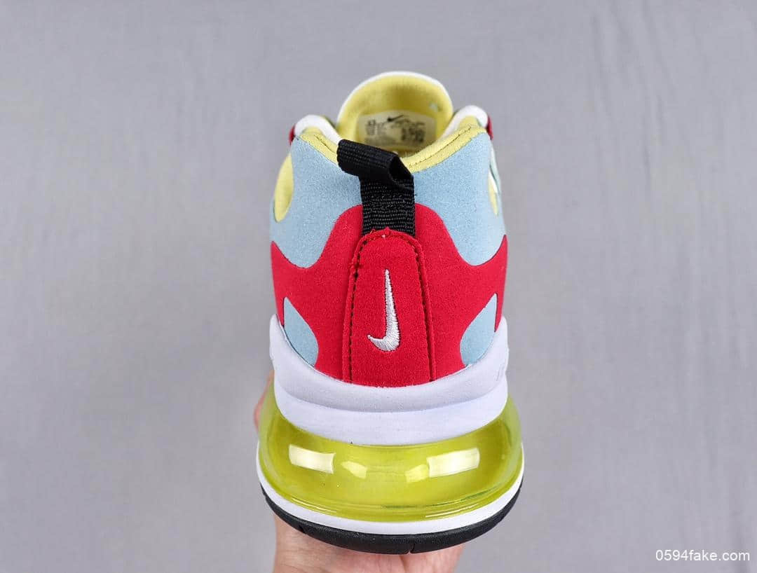 耐克Nike Air Max 270 React Bauhaus小红书爆款纯原版本Max270全网终端首发新款新配色 货号:AO6174-002