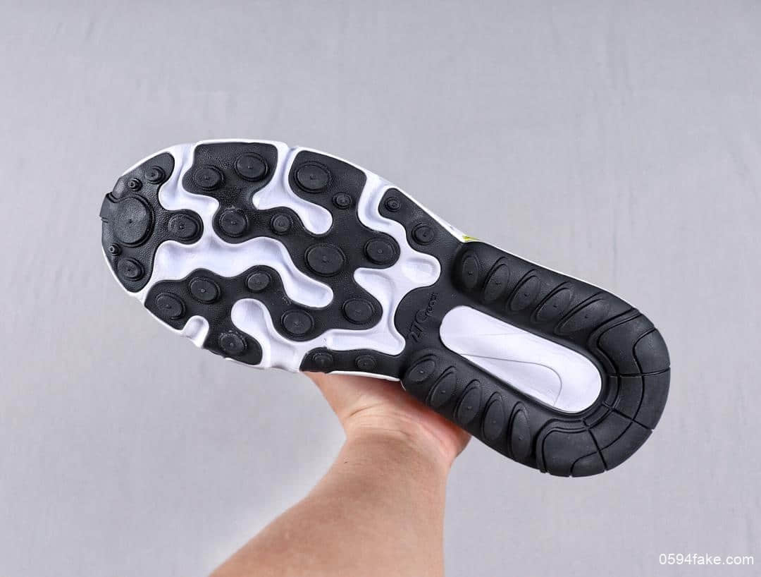 耐克Nike Air Max 270 React Bauhaus小红书爆款纯原版本Max270全网终端首发新款新配色 货号:AO6174-002