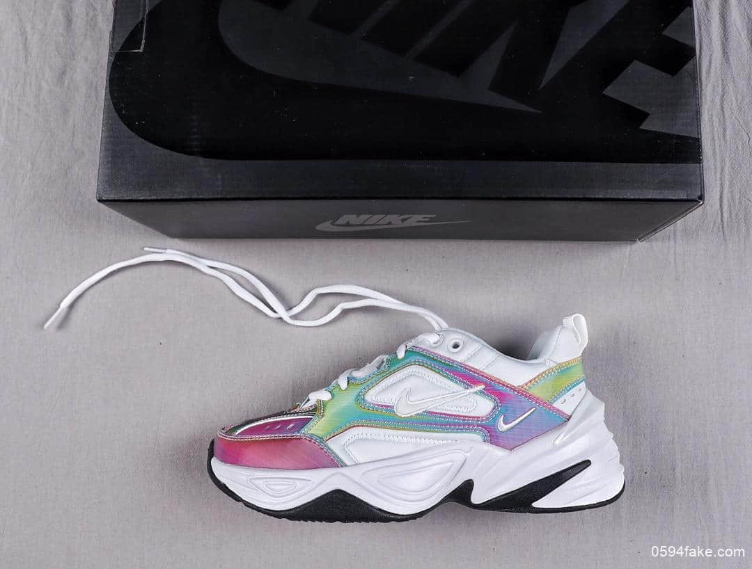 耐克Nike M2K TeknoLux Denim Pack公司级5D炫彩复古运动老爹鞋休闲运动跑步鞋 货号:BV0074-018