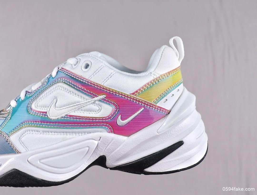 耐克Nike M2K TeknoLux Denim Pack公司级5D炫彩复古运动老爹鞋休闲运动跑步鞋 货号:BV0074-018