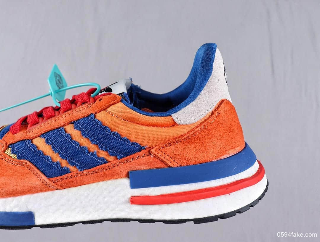 阿迪达斯Dragon Ball Z x Adidas ZX500 RM Boost SON GOKU ZX500公司级三叶草七龙珠联名款休闲鞋爆米花百搭休闲复古慢跑鞋 货号:D97046