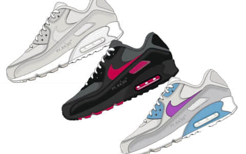 耐克全新Undefeated x Nike Air Max 90三款新配色将于2020年春季推出!