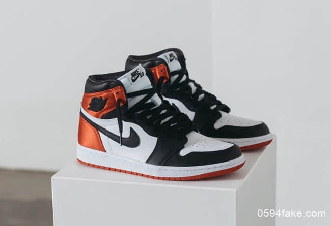 丝绸黑脚趾Air Jordan 1 Satin WMNS Black Toe发售提前!喜欢的小伙伴千万不要错过! 货号:CD0461-016
