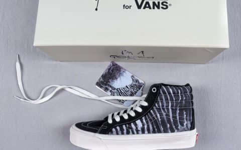 万斯Ralph Steadman x Vans Vault OG LX Sk8-Hi插画联名真标硫化工艺原标原盒高帮板鞋 货号:VN0A45JLVQV