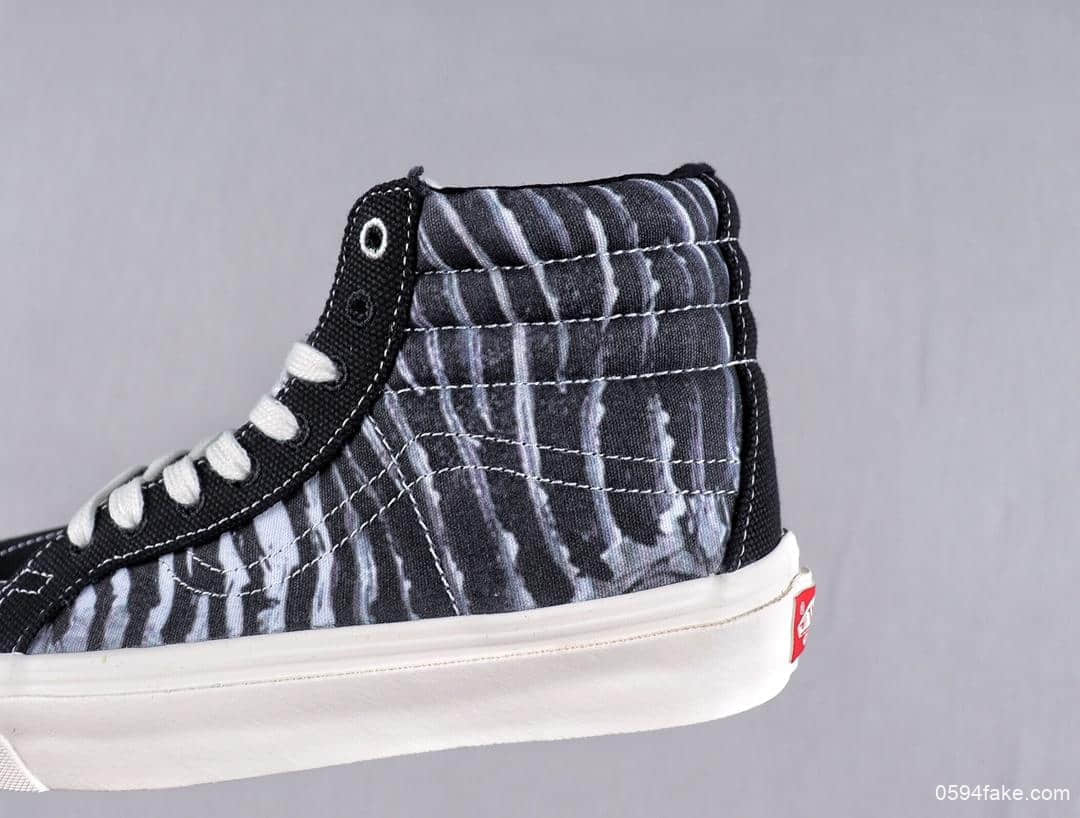 万斯Ralph Steadman x Vans Vault OG LX Sk8-Hi插画联名真标硫化工艺原标原盒高帮板鞋 货号：VN0A45JLVQV