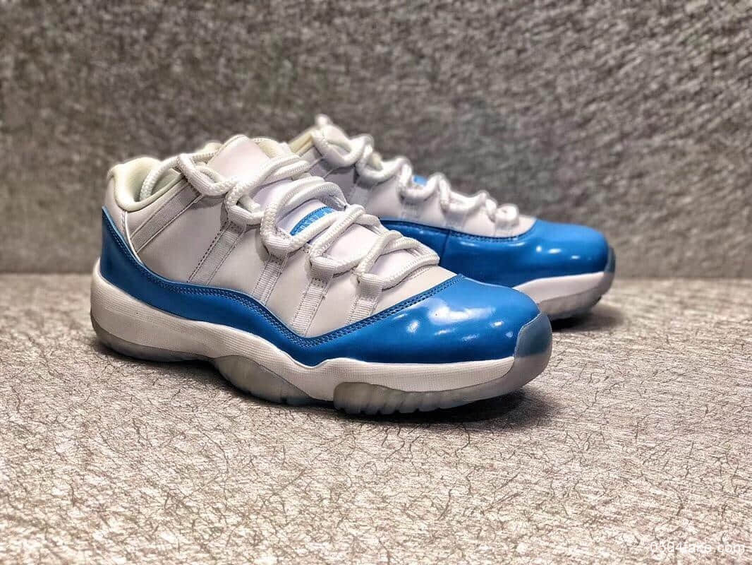 乔丹Air Jordan 11 Low Columbia纯原版本AJ11低帮原厂真碳实战篮球鞋 货号:528895-106