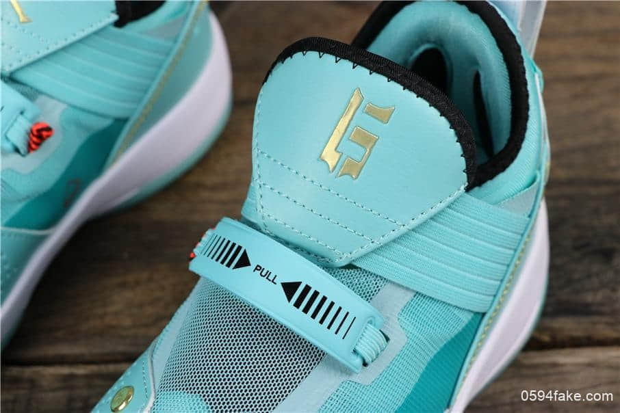 乔丹Air Jordan 33 SE Guo Ailun公司级郭艾伦AJ33PE薄荷绿低帮篮球鞋 货号:CD9561-103