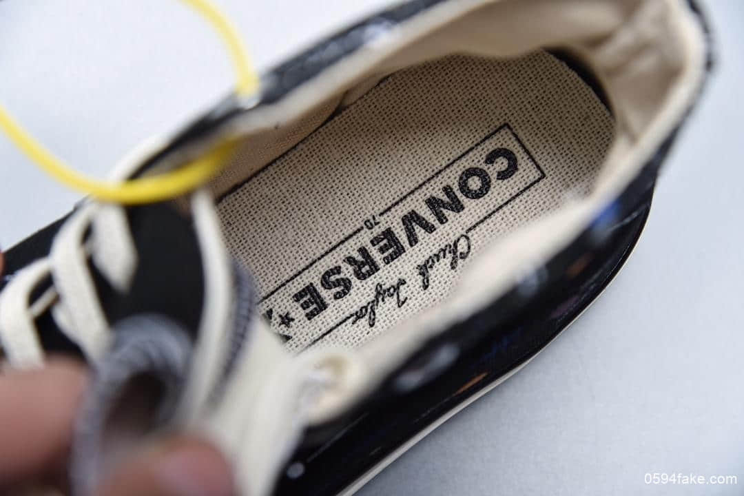 匡威Converse Chuck 70张艺兴同款涂鸦手绘公司级三星标高帮男女帆布鞋 货号:162210C