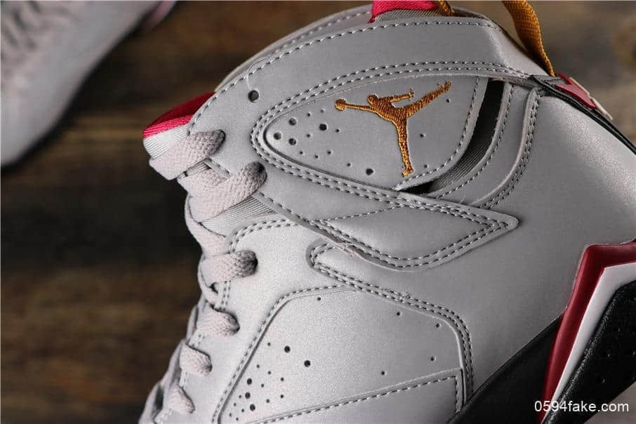 乔丹Air Jordan 7 Reflections of A Champion纯原版本反射银三连冠乔丹7代高帮实战篮球鞋 货号:BV6281-006