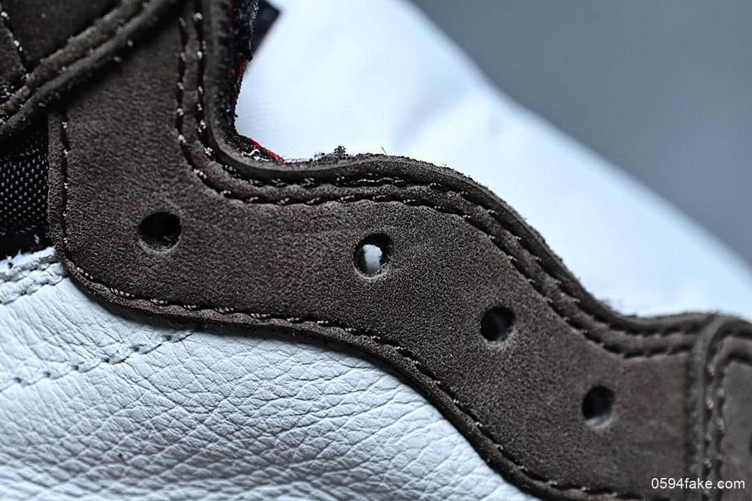 乔丹Travis Scott x Air Jordan 1 Retro High OG Cuctus Jack乔1AJ1高帮反向倒勾OG纯原版本几率过验市面最高版本 货号:CD4487-100