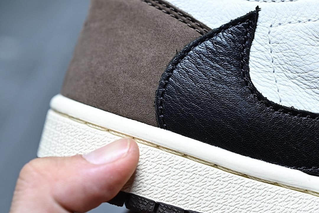 乔丹Travis Scott x Air Jordan 1 Retro High OG Cuctus Jack乔1AJ1高帮反向倒勾OG纯原版本几率过验市面最高版本 货号:CD4487-100