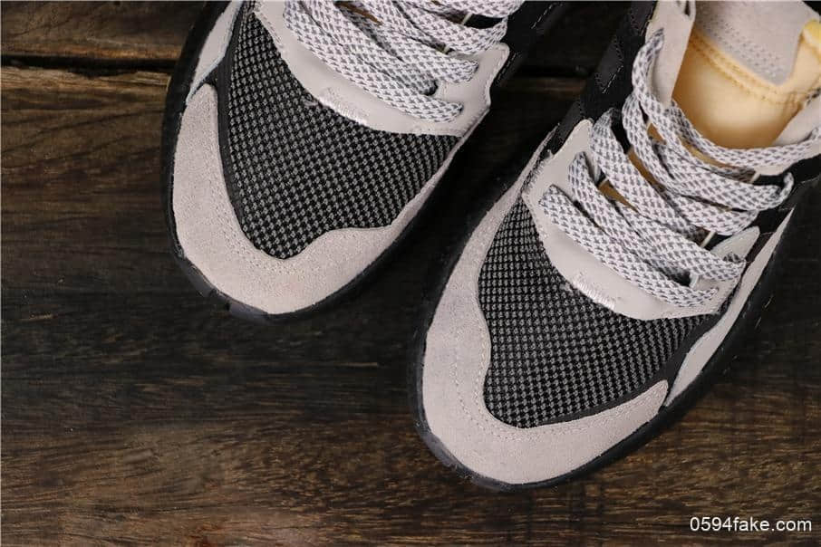 阿迪达斯Adidas Nite Jogger 2019 Boost真标高品质夜行者男鞋黑橙运动经典跑步鞋 货号:BD7933