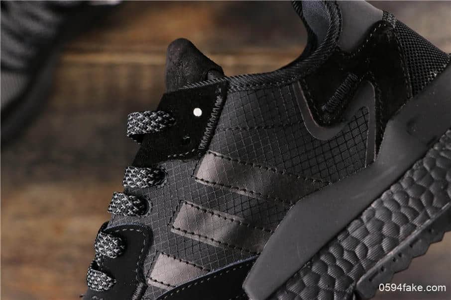 阿迪达斯Adidas Nite Jogger 2019真标高品质夜行者复古跑鞋原厂材料原厂真爆大底3M反光设计 货号:CG7098