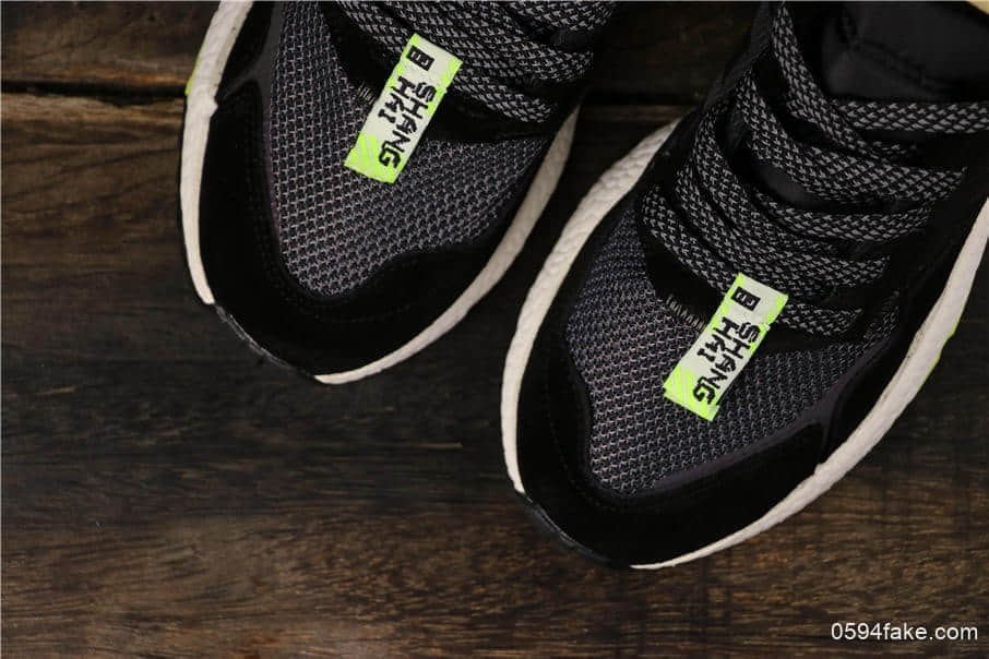 阿迪达斯Adidas Nite Jogger 2019 Boost夜行者真标高品质王嘉尔同款炫彩反光上海限定配色复古休闲运动跑鞋 货号:EG2202