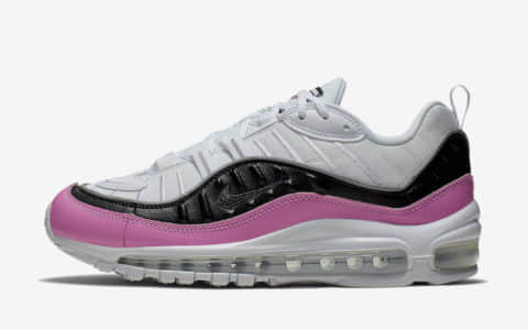Nike Air Max 98 SE WMNS“China Rose”耐克Max98全新配色中国玫瑰 货号:AT6640-100