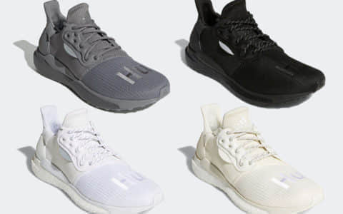PHARRELL X ADIDAS SOLAR HU GLIDE阿迪达斯即将推出的这四个新配色百搭的不得了 货号:EF2378、EF2380、EG7767、EG7788