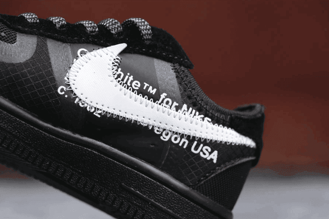 Nike Air Force 1 TD酷黑 耐克空军一号高品质真标OW联名2.0童鞋 货号:BV0853-001